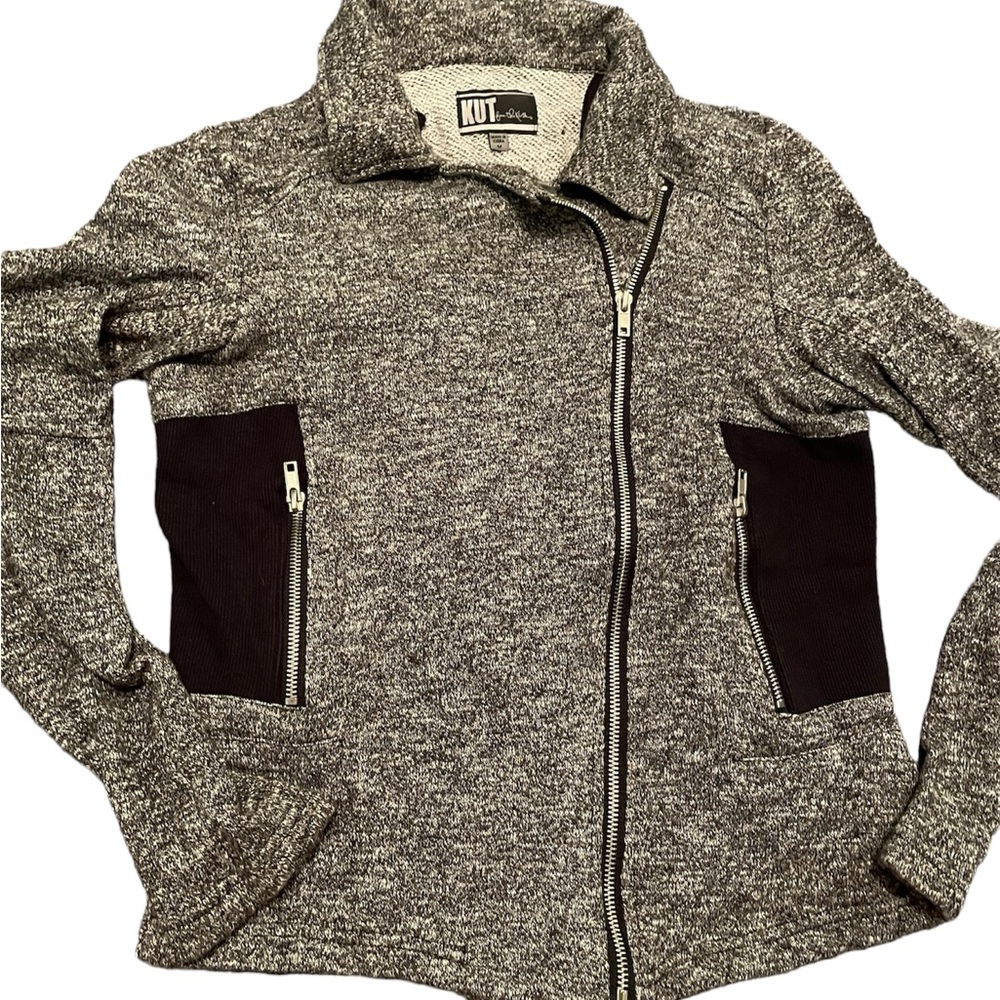 Kut from the Kloth Knit Moto Jacket